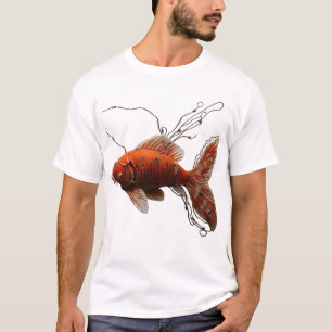 "Abstract Goldfish" Künstlerisches Grafik-T-Shirt T-Shirt