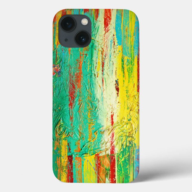 Abstract Green Colorful Case (Rückseite)