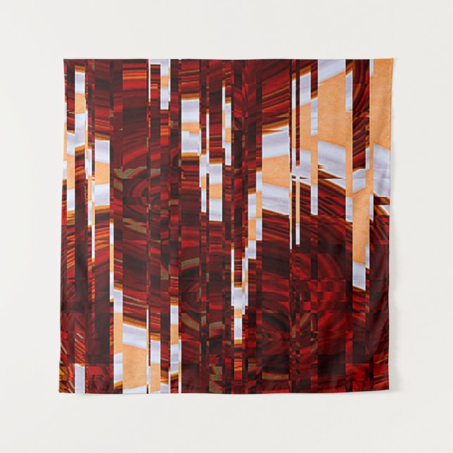 abstract grunge background with glitch effectabstr wandteppich (Vorderseite)