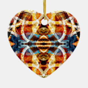 Abstract grunge graffiti pattern keramikornament