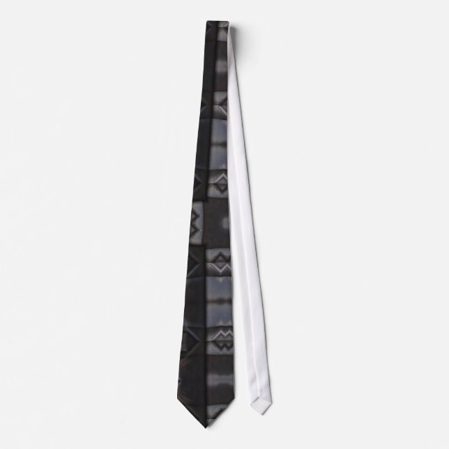 Abstract Grunge Patterns Tie Krawatte (Vorderseite)