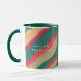 Abstract Hand Painted Pattern Tasse