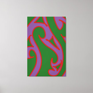 Abstract kowhaiwhai art by RRW  Leinwanddruck