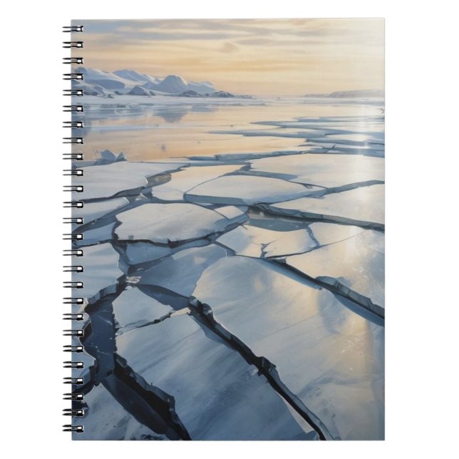 Abstract Landscape Notebook Journal Notizblock (Vorderseite)