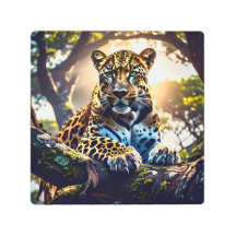 - Abstract Leopard in Tree – Bold Wildlife 