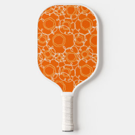 Abstract Linear Matrix (Orange) Fine Art Pickleball Schläger