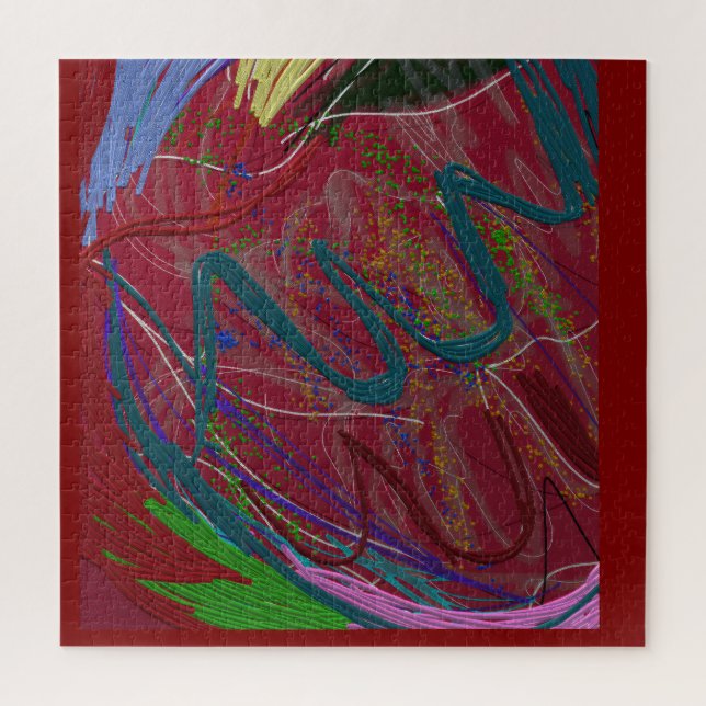 Abstract Love Jigsaw Puzzle  (Vertikal)