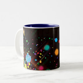 Abstract _lunares mug zweifarbige tasse