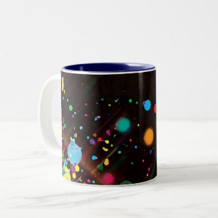 Abstract _lunares mug zweifarbige tasse
