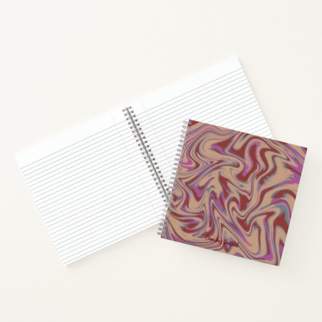 Abstract Minimalist Notebook Notizbuch (Innenseite)