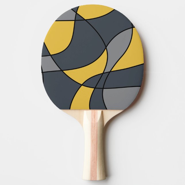 Abstract, modern, geometric, trendy pattern tischtennis schläger (Vorderseite)