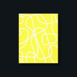 Abstract Modern Line Art in Yellow | Artsy Leinwanddruck<br><div class="desc">Abstract Modern Line Art in Yellow Canvas Print</div>