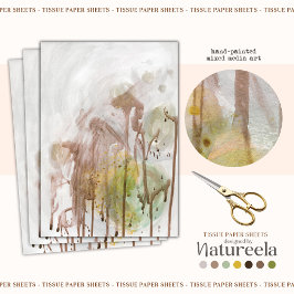 Abstract Modern Minimalist Decoupage Tissue Paper Seidenpapier