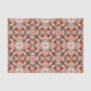 Abstract modern mosaic kaleidoscopic tile pattern seidenpapier