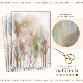 Abstract Modern Texture Decoupage Tissue Paper Seidenpapier