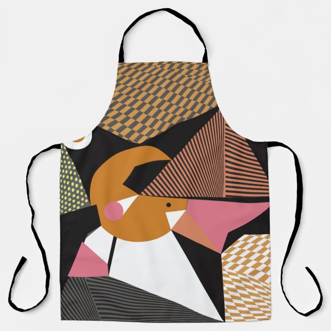 Abstract modern triangles background pattern illus schürze (Vorderseite)