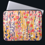 Abstract Modern Wildflower Floral Botanical Garden Laptopschutzhülle<br><div class="desc">A vibrant abstract floral garden with playful wildflowers, soft botanical shapes, and expressive textures.</div>