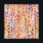 Abstract Modern Wildflower Floral Botanical Garden Magnet<br><div class="desc">A vibrant abstract floral garden with playful wildflowers, soft botanical shapes, and expressive textures.</div>