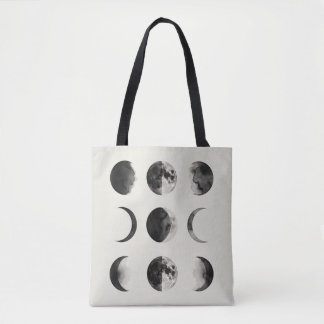 Abstract Moon Phases Wall Art Poster | Minimal Cel Tasche