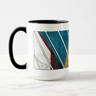 abstract mug design tasse