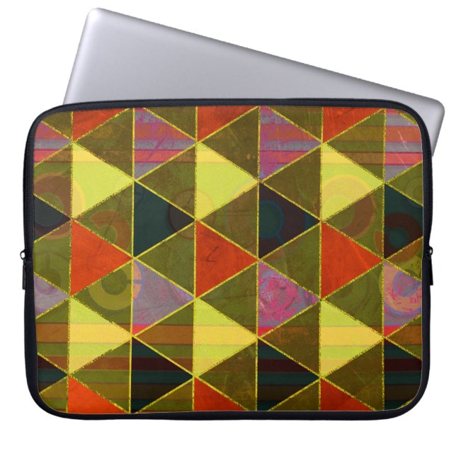 Abstract Nr. 474 Laptopschutzhülle (Vorderseite)