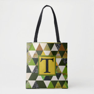 Abstract Nr. 475 Monogramm Tasche