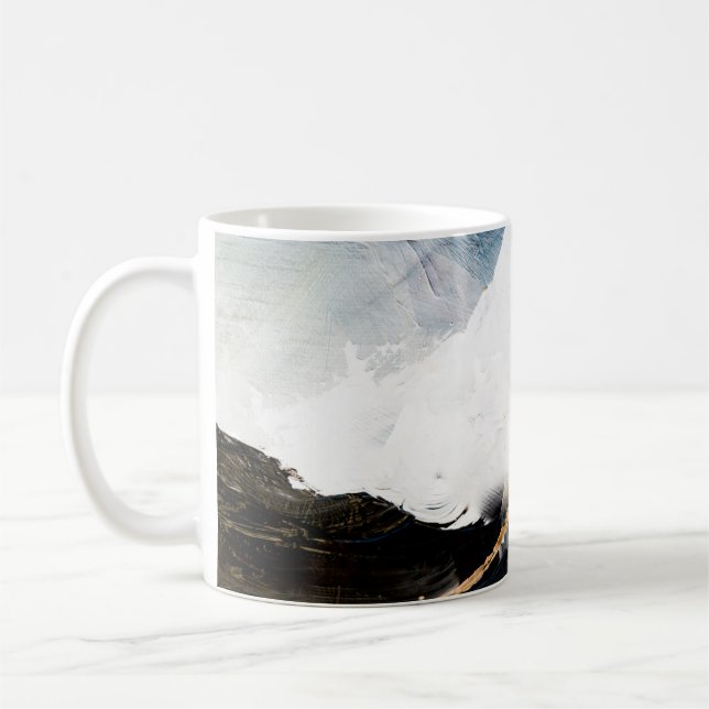 Abstract oil texture background. Paint on canvas.  Kaffeetasse (Links)