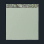 Abstract Olive Sage Green Gray Fractal Art Fantasy Notizblock<br><div class="desc">Abstract fractal art,  a modern and decorative fantasy creation.
Design for your notepad and more.</div>
