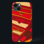 Abstract Orange Panels Case-Mate iPhone Hülle<br><div class="desc">A surrealist dream,  these brightly colored abstract orange panels look like melted wax flowing through a canvas. A Jennifer Goldberger creation,  this work is amazing in its imaginative use of color and lines. Order yours today!</div>