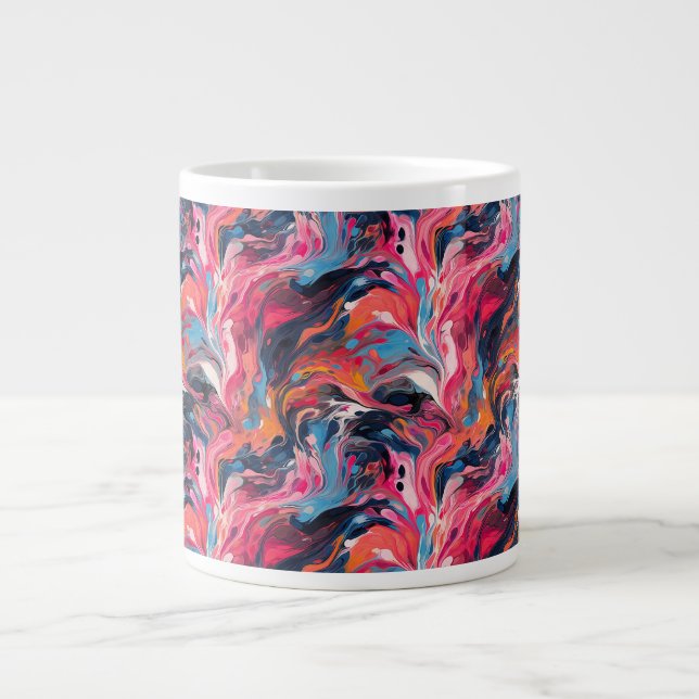 Abstract Paint 01 Jumbo-Tasse (Vorderseite)