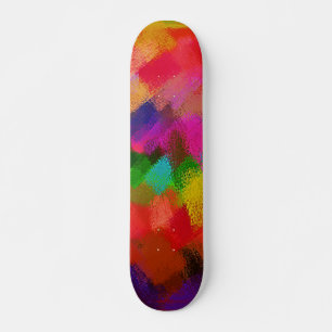 Abstract Painting Colors #3 Skateboard