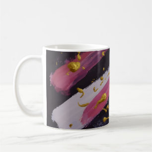 Abstract painting. Handmade texture. Oil painting. Kaffeetasse