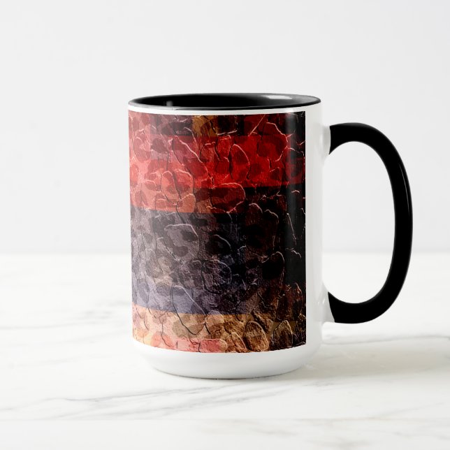 Abstract painting Infinite sunset Tasse (Rechts)