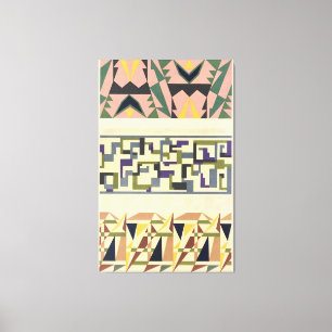 Abstract Pattern Portfolio Pl.18 Leinwanddruck