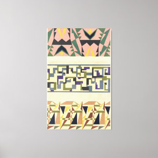 Abstract Pattern Portfolio Pl.18 Leinwanddruck