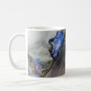 Abstract pink-blue background with beautiful smudg kaffeetasse