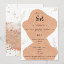 Abstract Pink Shapes And Elements Sweet Baby Girl