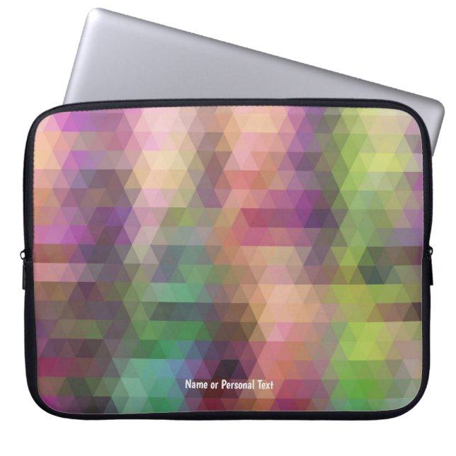 Abstract Prism Colorful Art Personal Laptop Cover (Vorderseite)