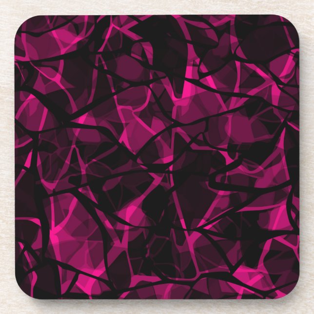 Abstract purple getränkeuntersetzer (Vorderseite)