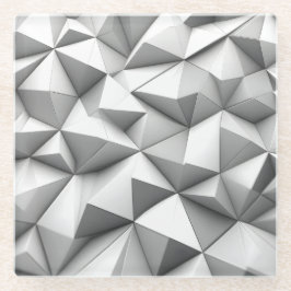 abstract pyramides grey glasuntersetzer