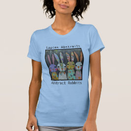 Abstract rabbits design women's T-Shirt