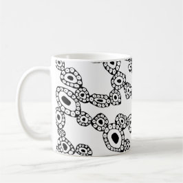 Abstract Random Circle Blob Shapes Kaffeetasse