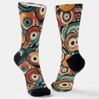 Abstract Records Crew Socks Socken