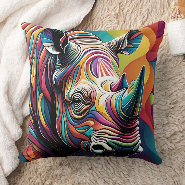 ABSTRACT RHINO CUSHION KISSEN (Decke)