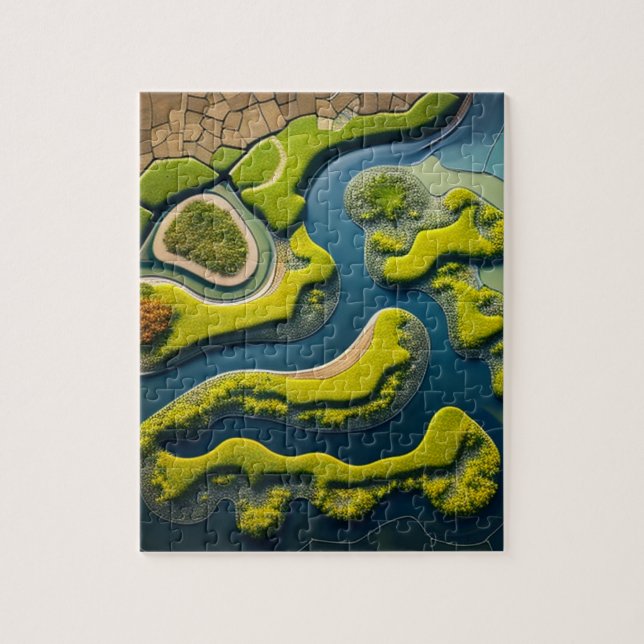 Abstract River Estuary (Vertikal)