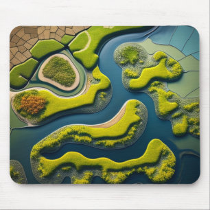 Abstract River Estuary Mousepad
