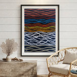 Abstract Seafront Painting by Alfred Fox Leinwanddruck<br><div class="desc">Canvas Print of Abstract Seafront Painting by Alfred Fox.</div>