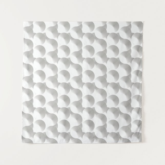 Abstract seamless circle 3d slide background.abstr wandteppich (Vorderseite)