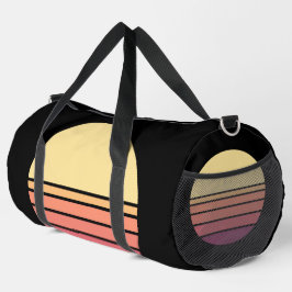 Abstract Setting Sun Duffle Bag
