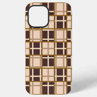 Abstract Shades of Brown iPhone 12 Pro Max Case Hülle